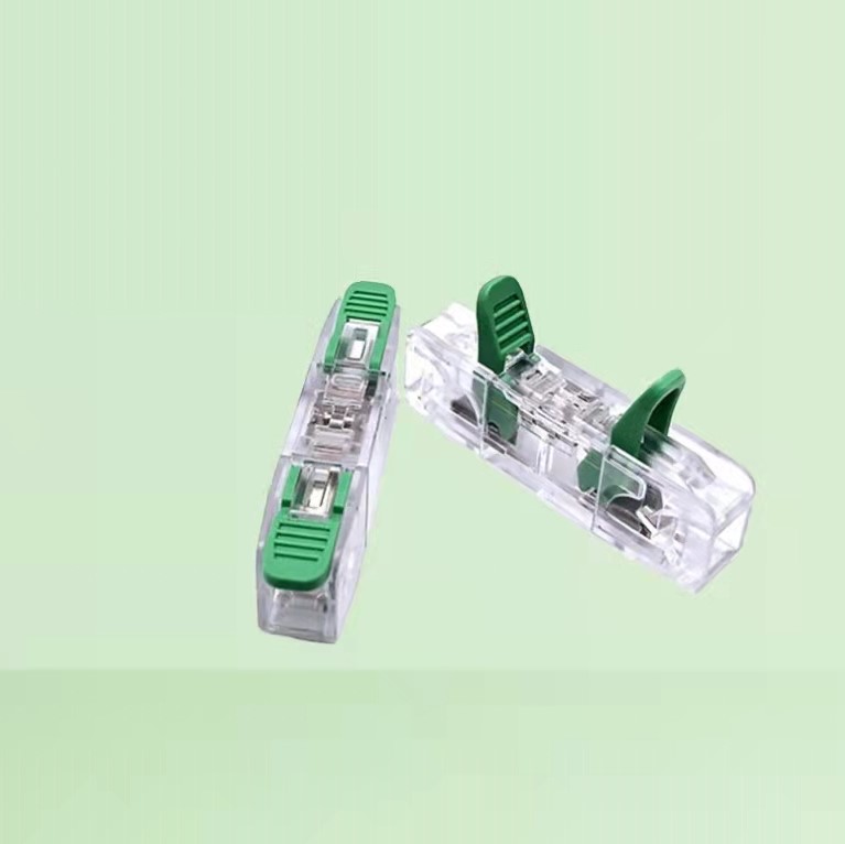 Environmentally friendly flame retardant feed-through wire connector