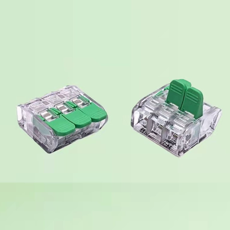 Environmentally friendly flame retardant feed-through wire connector
