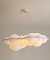 LED indoor home bedroom simple and novel cloud chandelier