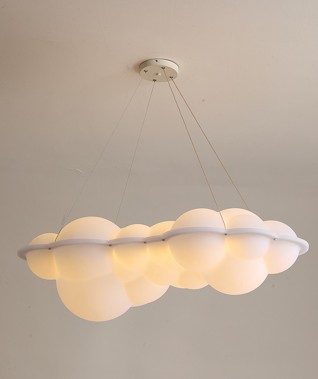 LED indoor home bedroom simple and novel cloud chandelier