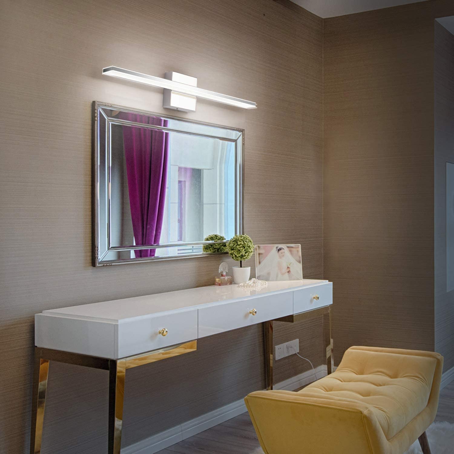 Uniasia LED Indoor Home Minimalist Light Soft Mirror Front Light