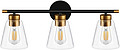 Uniasia LED Indoor Simple Multi-Style Interchangeable Bulb Mirror Headlight