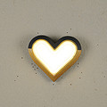 Light famous indoor minimalist new heart-shaped LED wall light