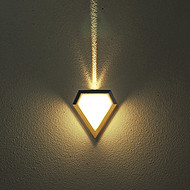 Light famous indoor simple and novel diamond LED wall lamp