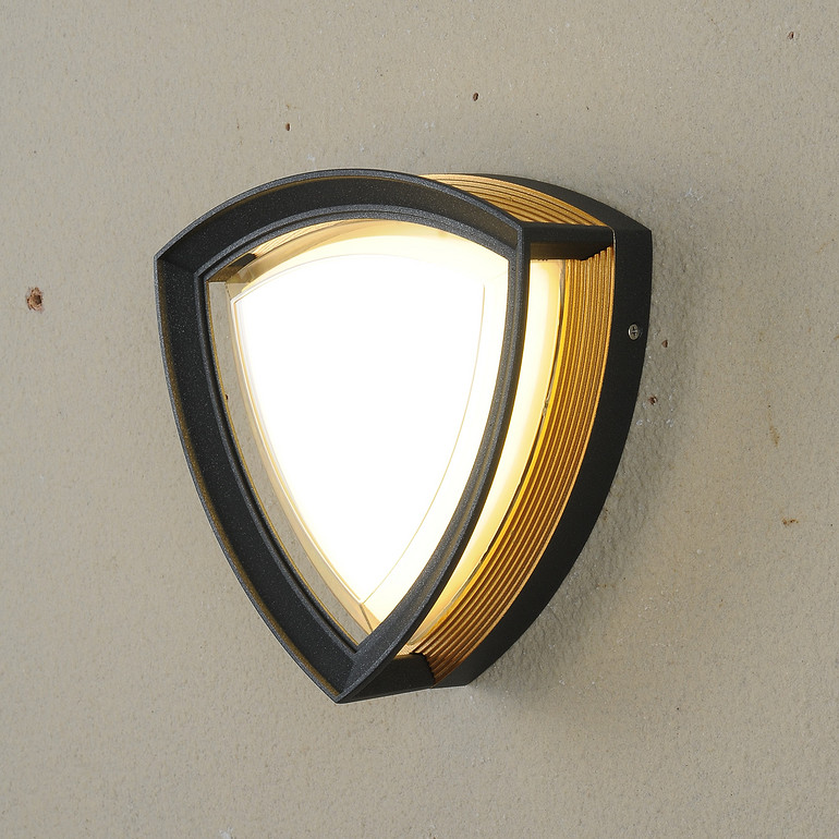 Light famous LED indoor simple small shield wall lamp