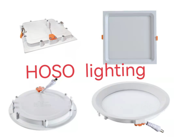 Simple home multi-style embedded LED flat panel lamp