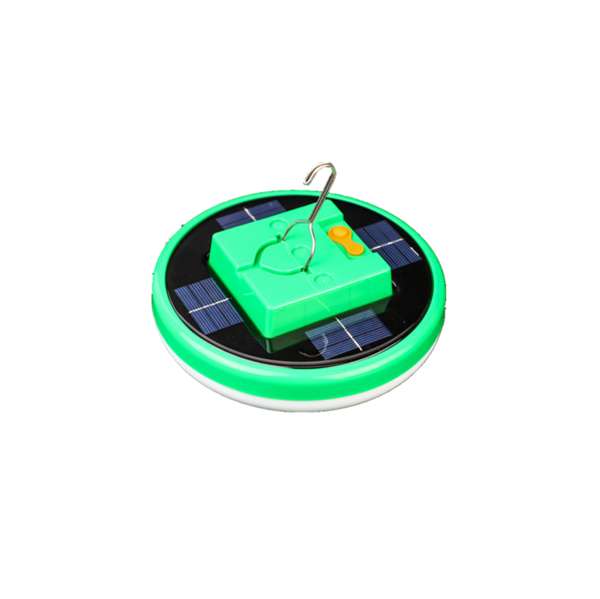 Outdoor LED emergency solar flying saucer shell