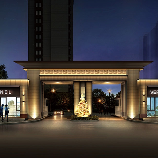 Floodlight Design of Zhaiqun Plaza Group's Commercial Circle