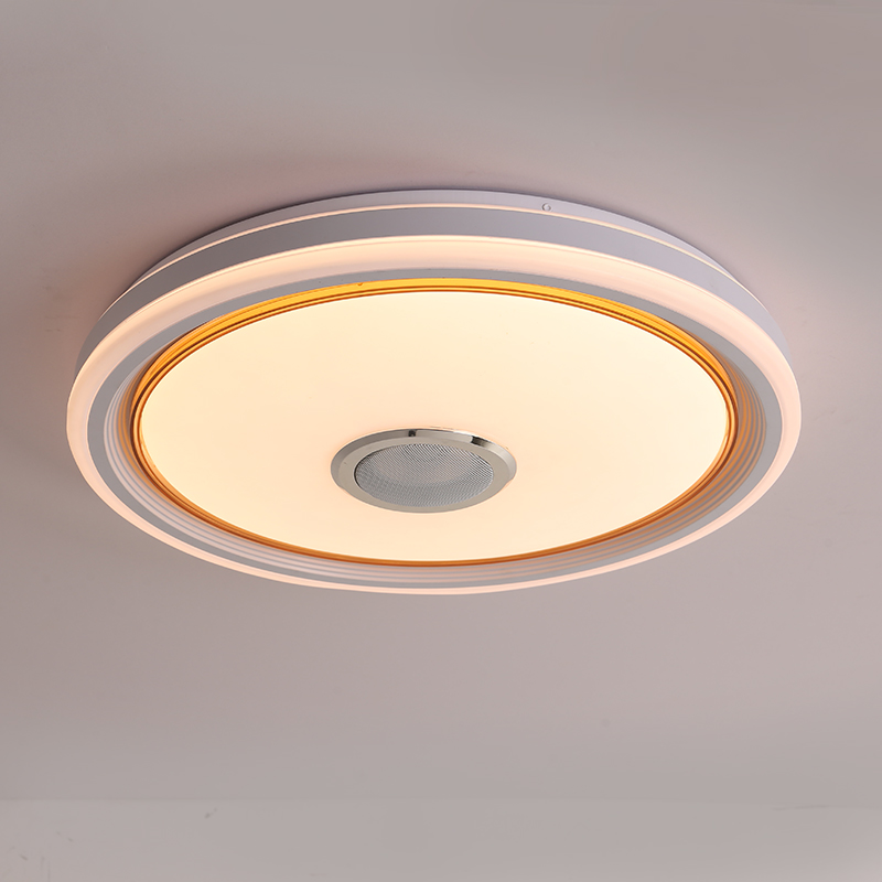 Lange innovative and novel indoor multi-light color ceiling lamp with audio