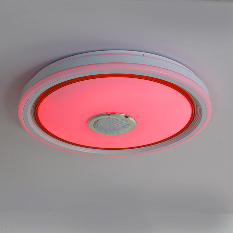 Lange innovative and novel indoor multi-light color ceiling lamp with audio