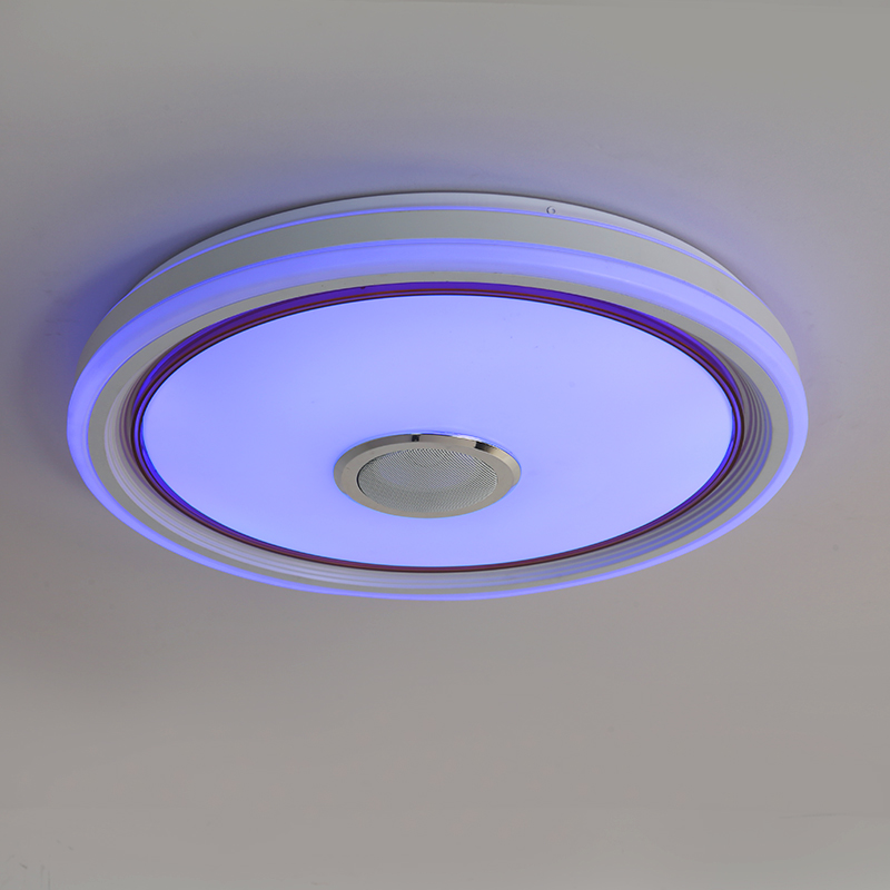 Lange innovative and novel indoor multi-light color ceiling lamp with audio