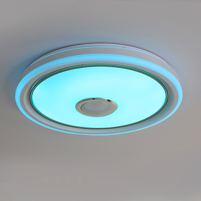 Lange innovative and novel indoor multi-light color ceiling lamp with audio