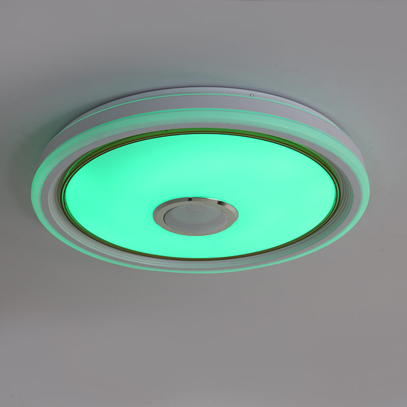 Lange innovative and novel indoor multi-light color ceiling lamp with audio