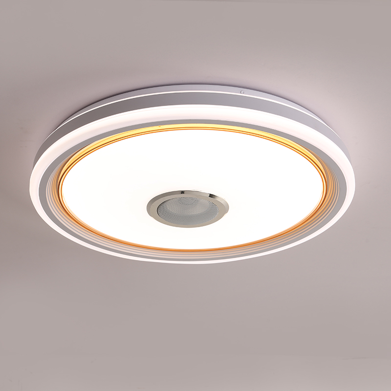 Lange innovative and novel indoor multi-light color ceiling lamp with audio