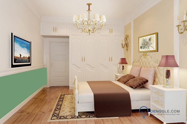 European- Style Single- Head Wall Light Provides Door- to- Door Installation Service