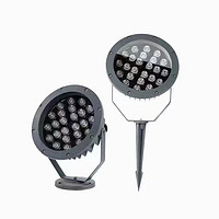 Outdoor waterproof low energy consumption low light attenuation plug-in ground projection lamp