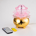 Colorful lotus home table lamp