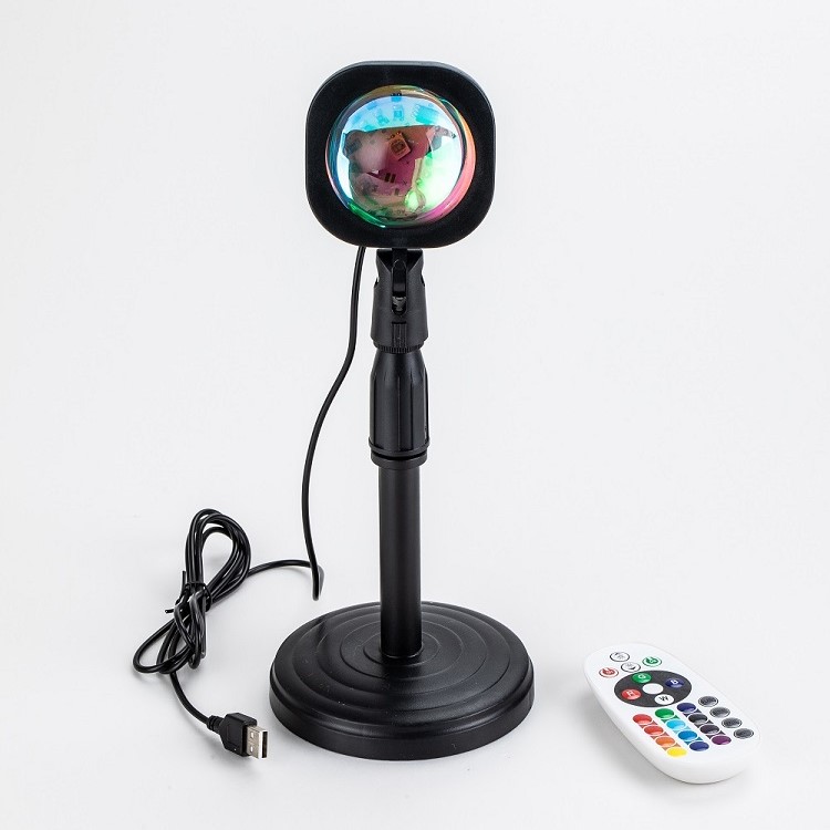 Sunset sunset remote control color network red photography lamp