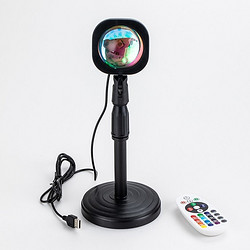 Sunset sunset remote control color network red photography lamp