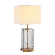 American simple creative bedroom glass table lamp