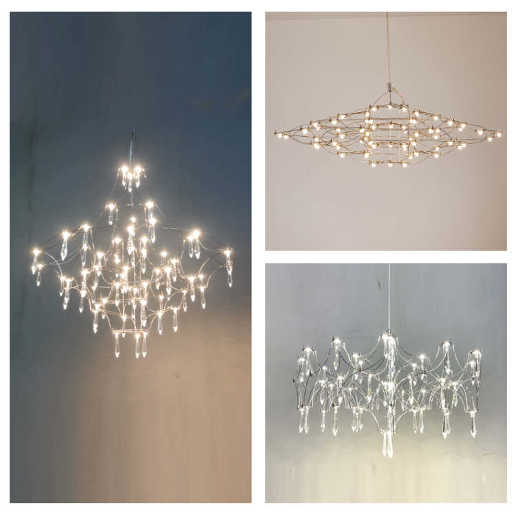 Crystal modern dining room chandelier