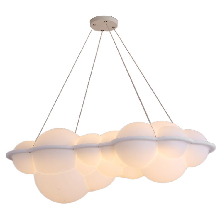 Modern creative bedroom romantic cloud chandelier