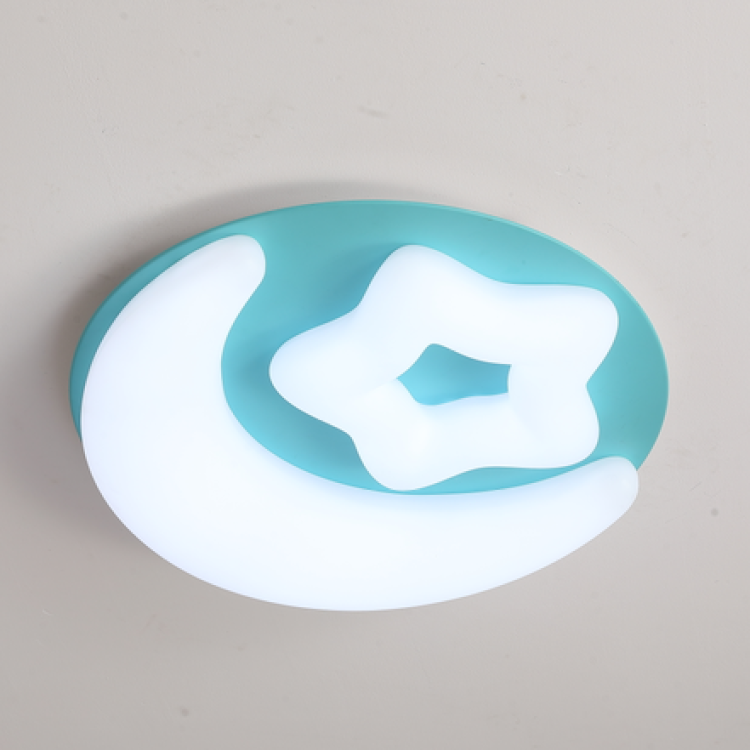 Modern moon star children's room ceiling lamp