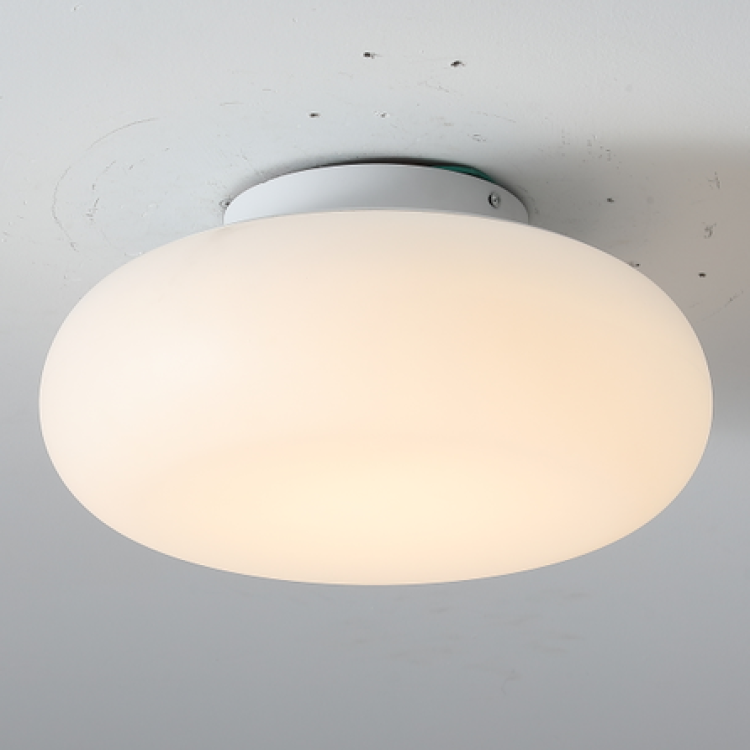 Minimalist white bedroom balcony ceiling lamp