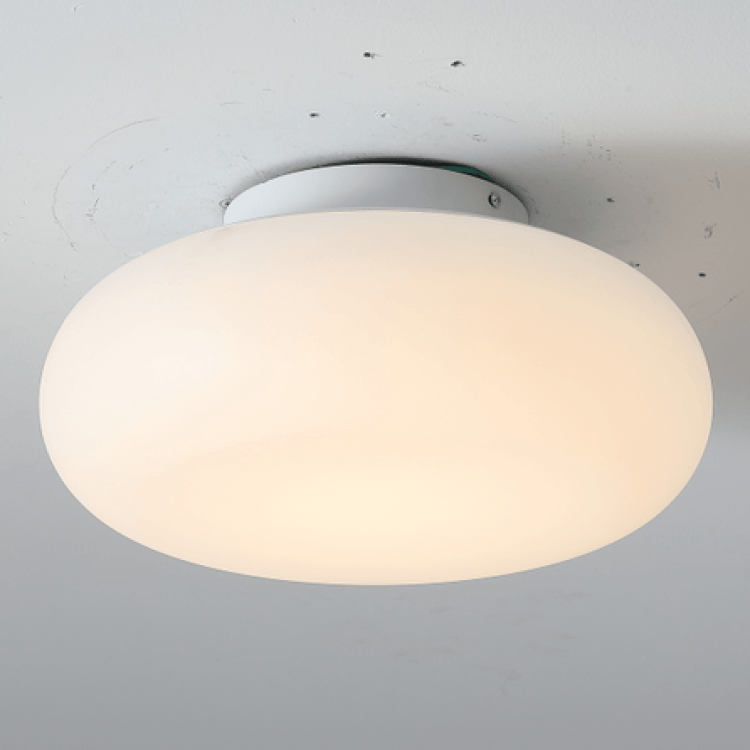 Minimalist white bedroom balcony ceiling lamp