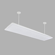 Omnidirectional luminous classroom light grille lamp all-plastic C