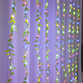 Party Wedding Decorations Bedroom Colorful Hanging Willow Lights