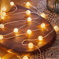 Room Decoration Rubber Bubble Bead Fastener String Light