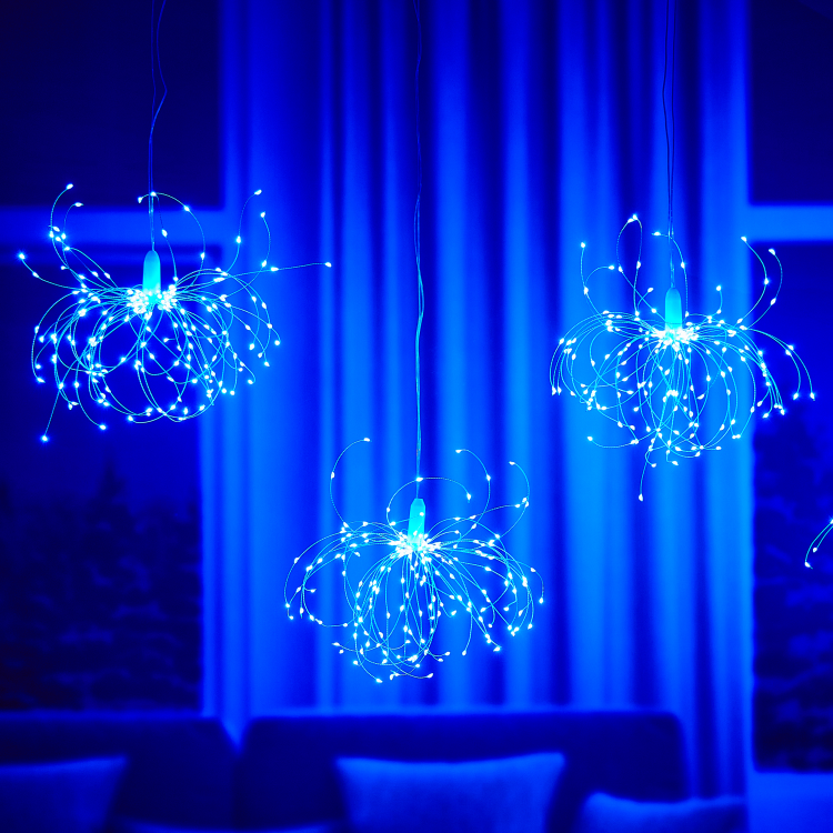  Indoor Wedding Fiber Glow Firework String Light