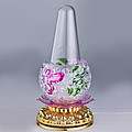 Lotus Fountain Decoration Plug In Stage Light