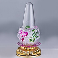 Lotus Fountain Decoration Plug In Stage Light