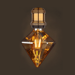 Retro Industrial Style Household Pointed Drill Tawny Filament Lamp