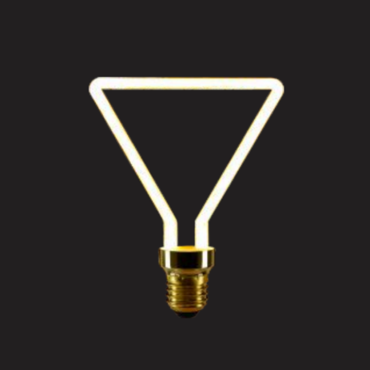 Retro Screw Line Lamp Big Triangle Filament Lamp c190-230