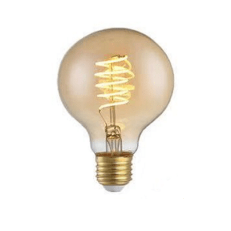 Vintage Light Bulb Personality Flexible Filament Lamp G80-4W-R