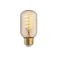 Elliptical Retro Light Bulb Industrial Style Screw Flexible Filament Lamp T45-4W-R