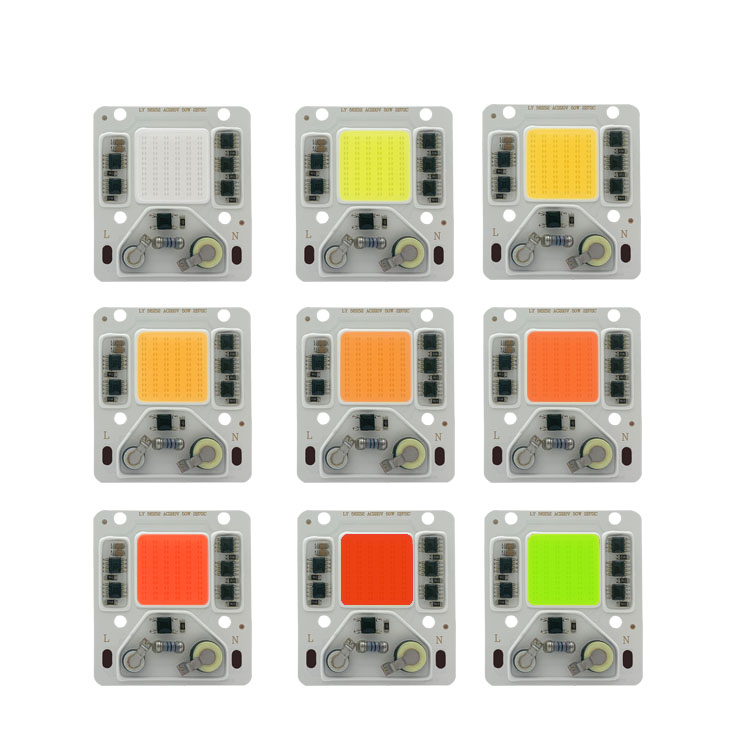 Square Multi-Color Wick Integrated LED Light Source