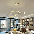 Living Room Modern Household Nordic Circular Personalized Dining Room Light Luxury Chandelier