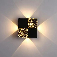 Square Lattice Creative Nordic Four Light Wall Lamp