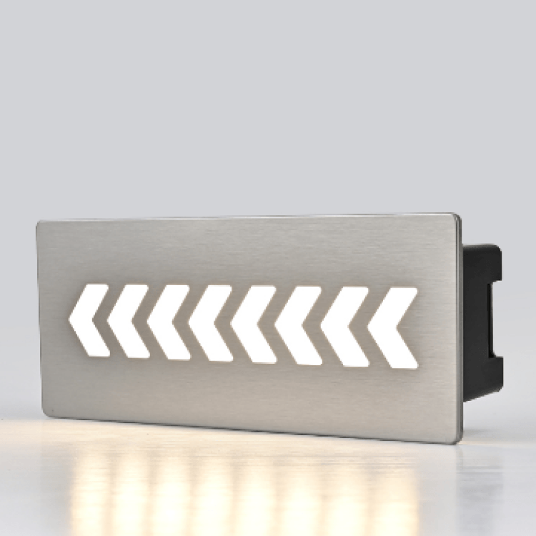 Multiple Waterproof Embedded Simple LED Foot Lamp Four Styles