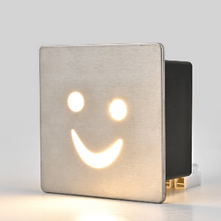 Square Stainless Steel Lamp Body Waterproof Outdoor Home LED Foot Lamp