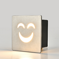 Square Stainless Steel Lamp Body Waterproof Outdoor Home LED Foot Lamp