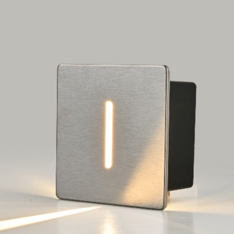 Square Stainless Steel Lamp Body Waterproof Outdoor Home LED Foot Lamp