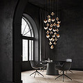 6966 Crystal Rubik's Cube series chandelier