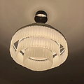 Modern simple new light luxury frosted crystal ceiling light