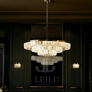 High-grade atmosphere luxury elegant living room crystal lamp