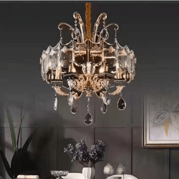 Living Room Villa Luxury Hotel Crystal Lamp Chandelier